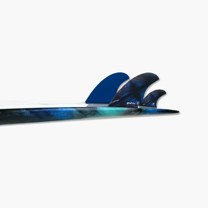 Futures Evil Twin Fin Set Black/Blue-1